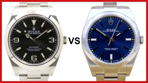 whats the difference between rolex explorer and oyster perpetual 39|Rolex explorer oystersteel.